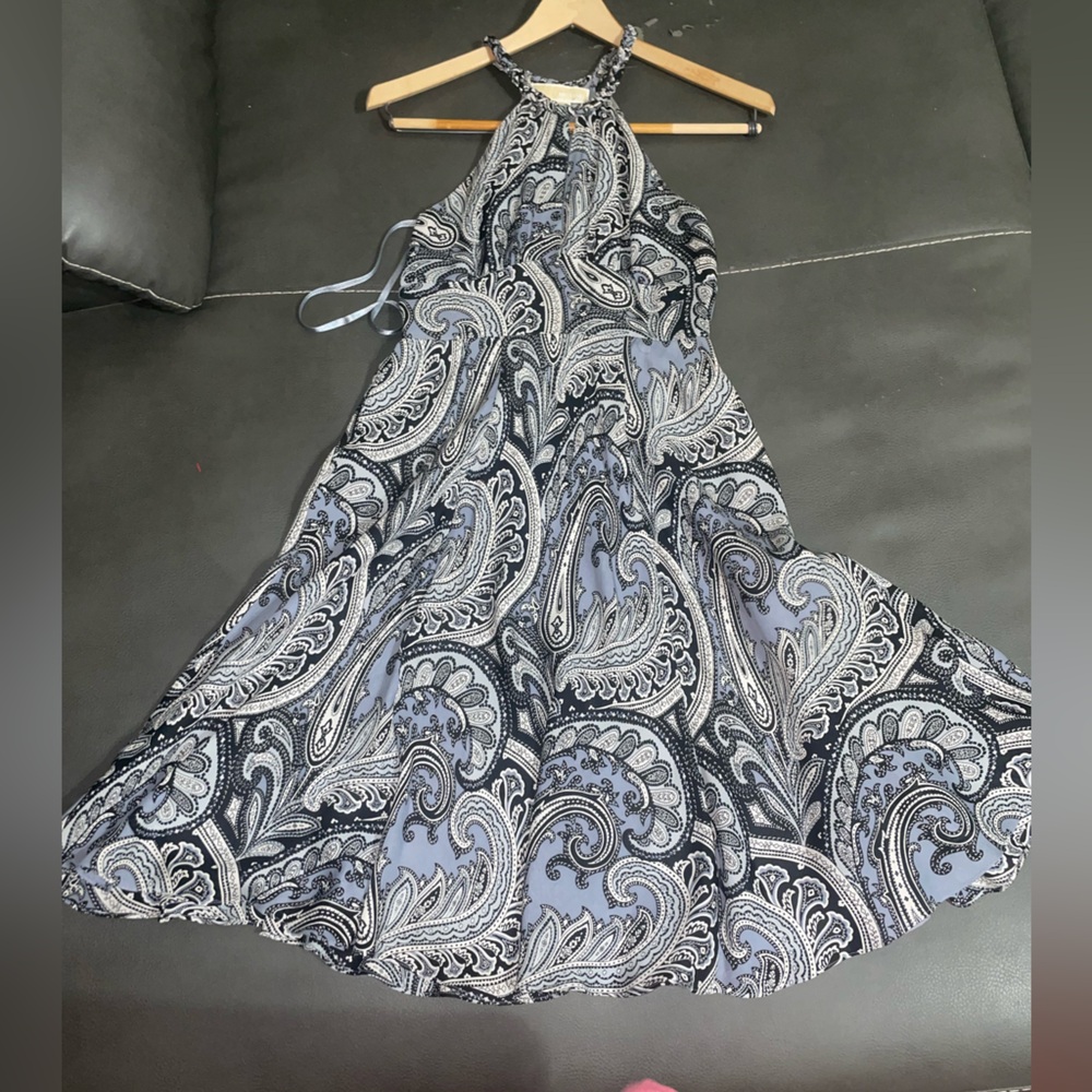 Michael Michael Kors Paisley Halter Dress